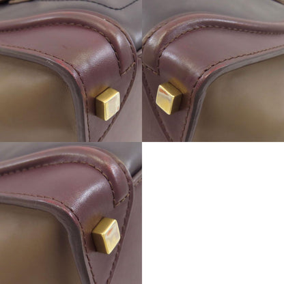 CELINE セリーヌ ラゲージマイクロ トートバッグ カーフ レディース 中古