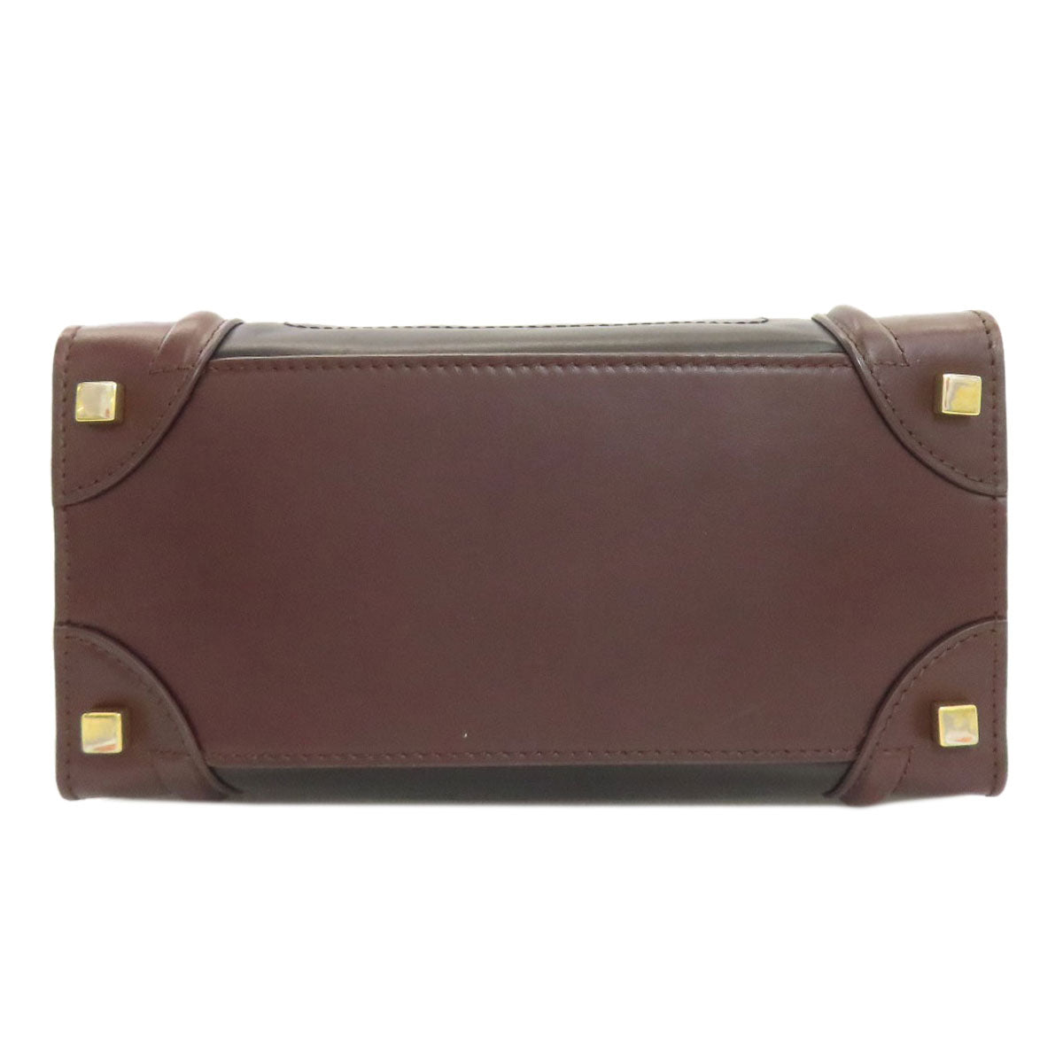 CELINE セリーヌ ラゲージマイクロ トートバッグ カーフ レディース 中古