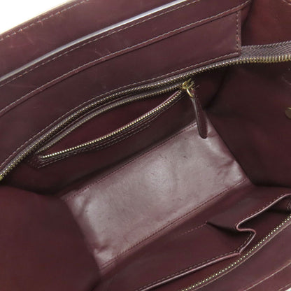 CELINE セリーヌ ラゲージマイクロ トートバッグ カーフ レディース 中古