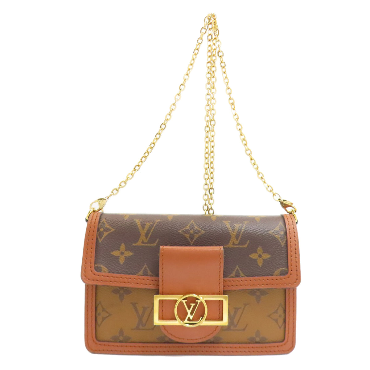 LOUIS VUITTON ルイヴィトン M68746 ポルトフォイユ・ドーフィーヌ ショルダーバッグ モノグラムキャンバス レディース 中古