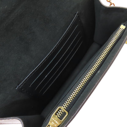 LOUIS VUITTON ルイヴィトン M68746 ポルトフォイユ・ドーフィーヌ ショルダーバッグ モノグラムキャンバス レディース 中古