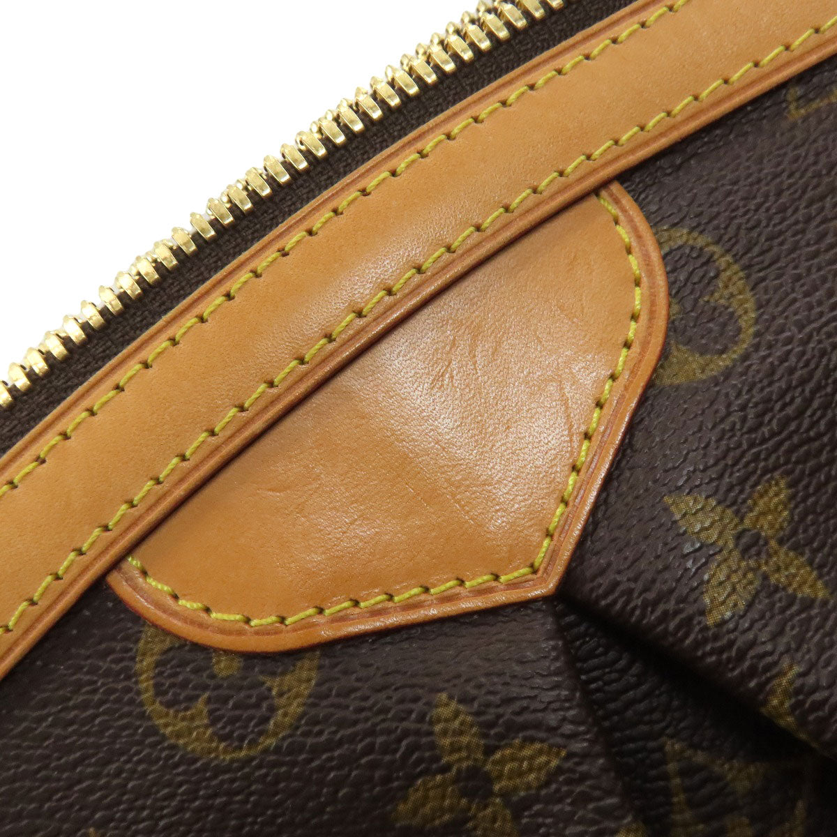 LOUIS VUITTON ルイヴィトン M40144 ティヴォリGM トートバッグ モノグラムキャンバス レディース 中古