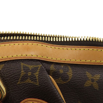 LOUIS VUITTON ルイヴィトン M40144 ティヴォリGM トートバッグ モノグラムキャンバス レディース 中古
