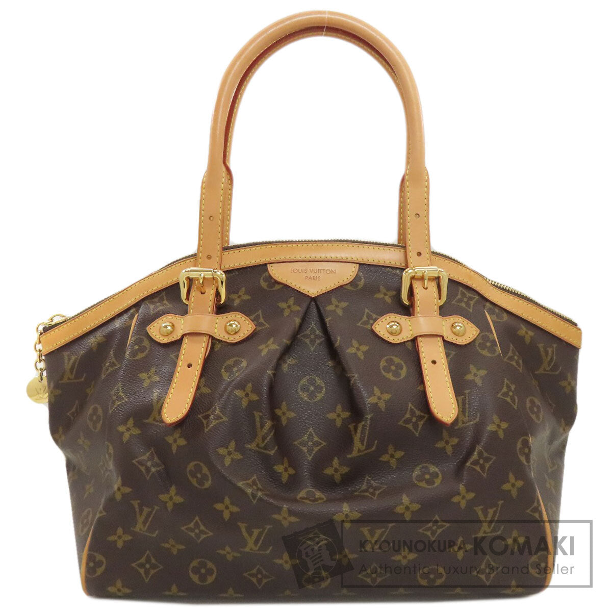 LOUIS VUITTON ルイヴィトン M40144 ティヴォリGM トートバッグ モノグラムキャンバス レディース 中古