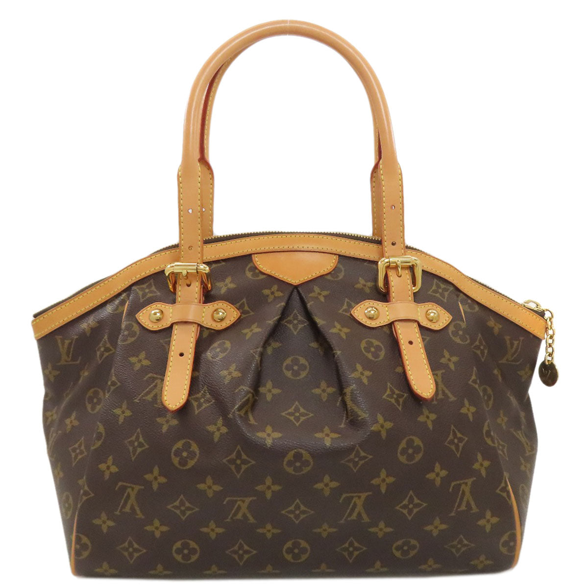 LOUIS VUITTON ルイヴィトン M40144 ティヴォリGM トートバッグ モノグラムキャンバス レディース 中古