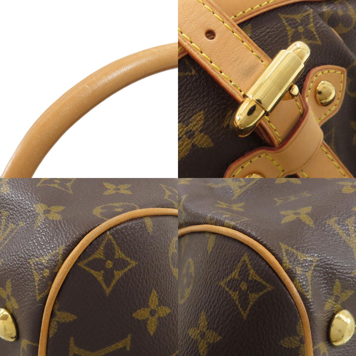 LOUIS VUITTON ルイヴィトン M40144 ティヴォリGM トートバッグ モノグラムキャンバス レディース 中古