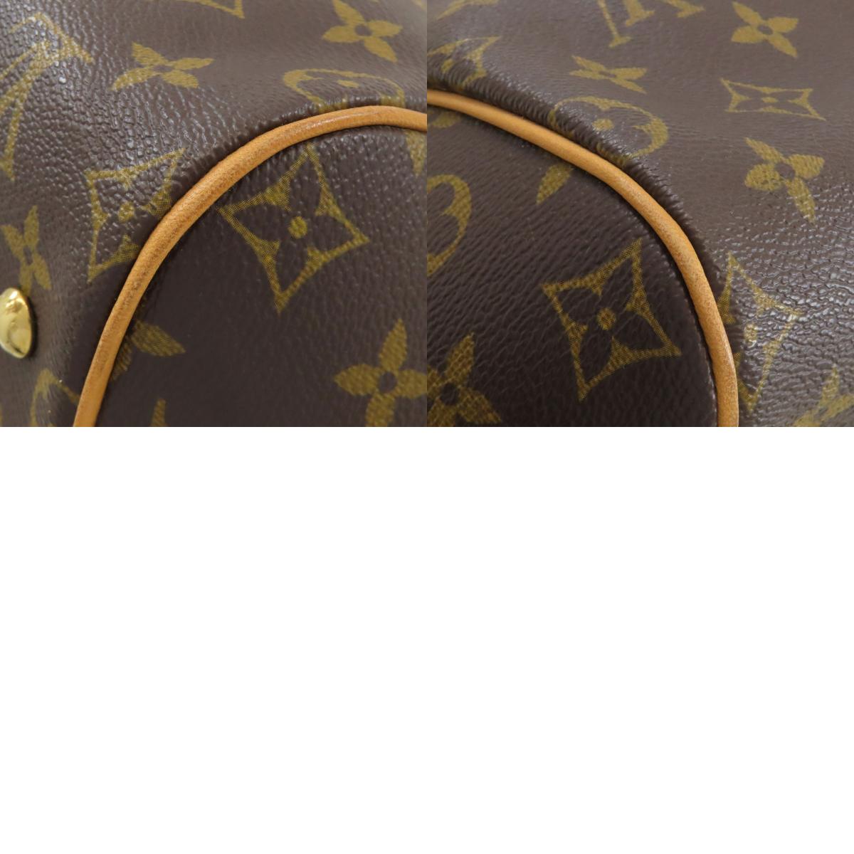 LOUIS VUITTON ルイヴィトン M40144 ティヴォリGM トートバッグ モノグラムキャンバス レディース 中古