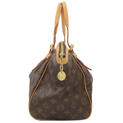 LOUIS VUITTON ルイヴィトン M40144 ティヴォリGM トートバッグ モノグラムキャンバス レディース 中古