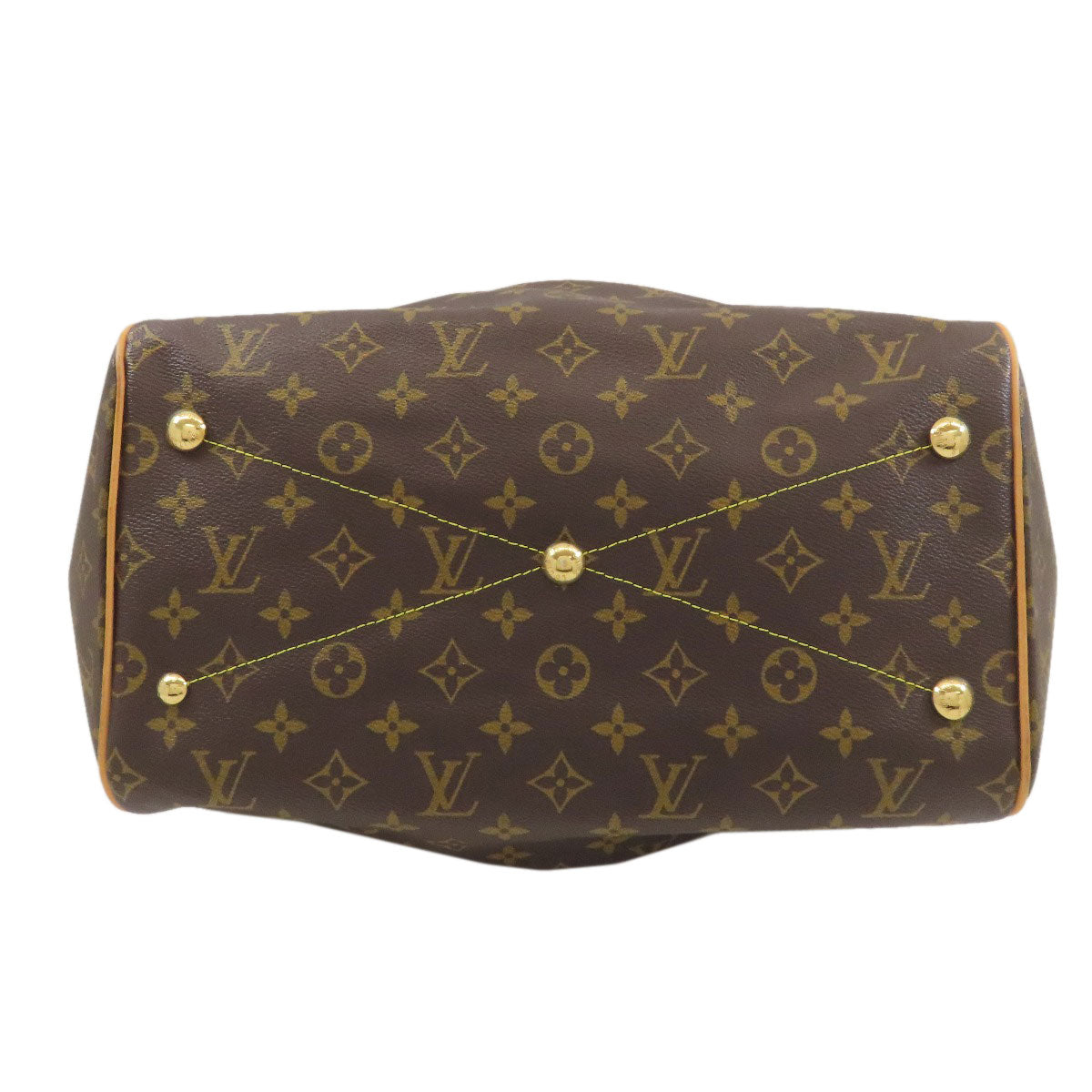 LOUIS VUITTON ルイヴィトン M40144 ティヴォリGM トートバッグ モノグラムキャンバス レディース 中古