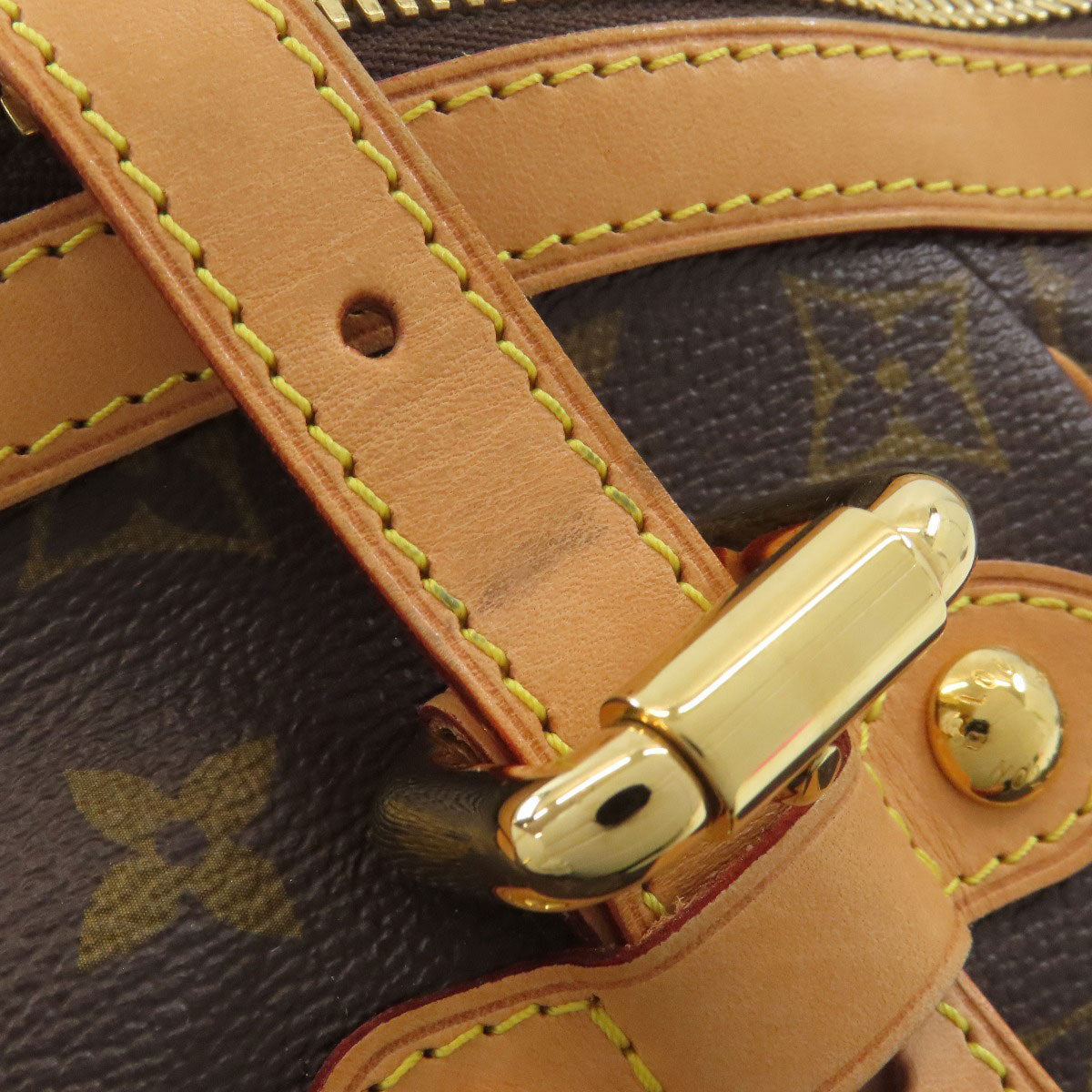 LOUIS VUITTON ルイヴィトン M40144 ティヴォリGM トートバッグ モノグラムキャンバス レディース 中古
