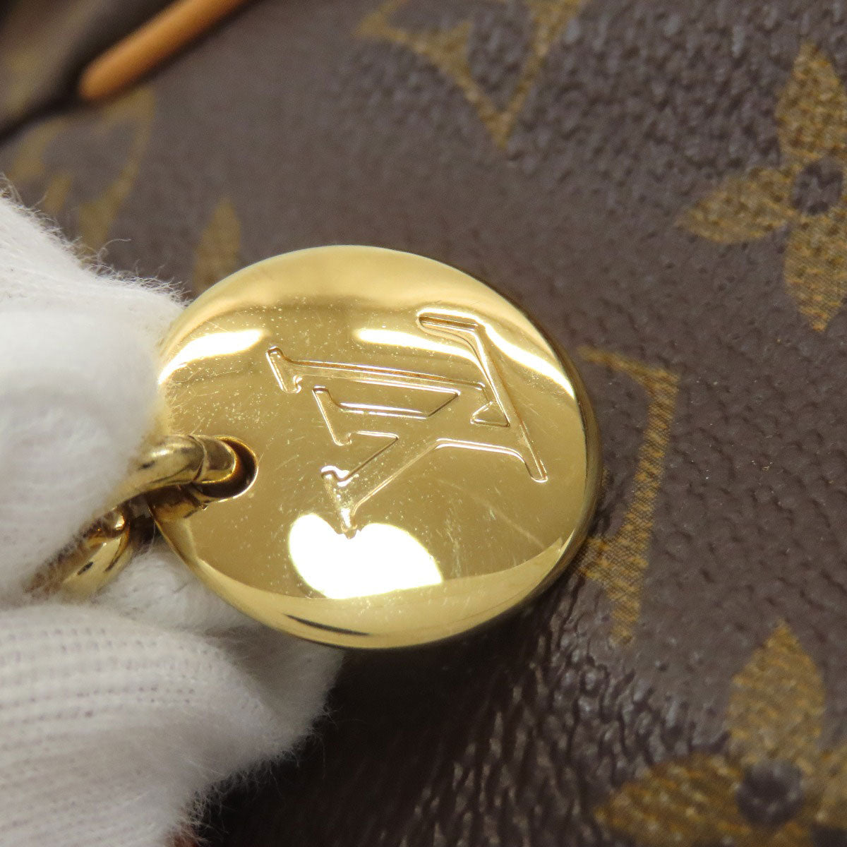 LOUIS VUITTON ルイヴィトン M40144 ティヴォリGM トートバッグ モノグラムキャンバス レディース 中古