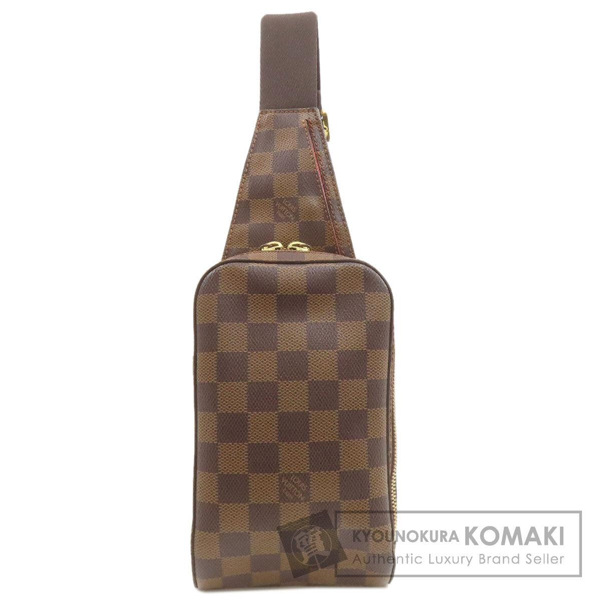 LOUIS VUITTON ルイヴィトン N51994 ジェロニモス ボディバッグ ダミエキャンバス レディース 中古