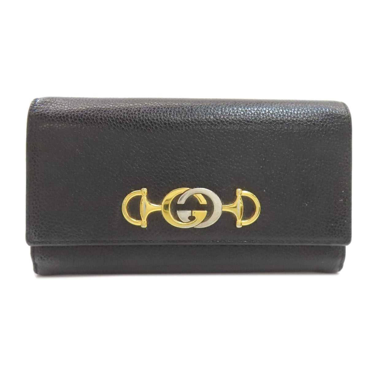 GUCCI グッチ 573612 ズゥミ コンチネンタルウォレット 長財布（小銭入れあり） レザー レディース 中古