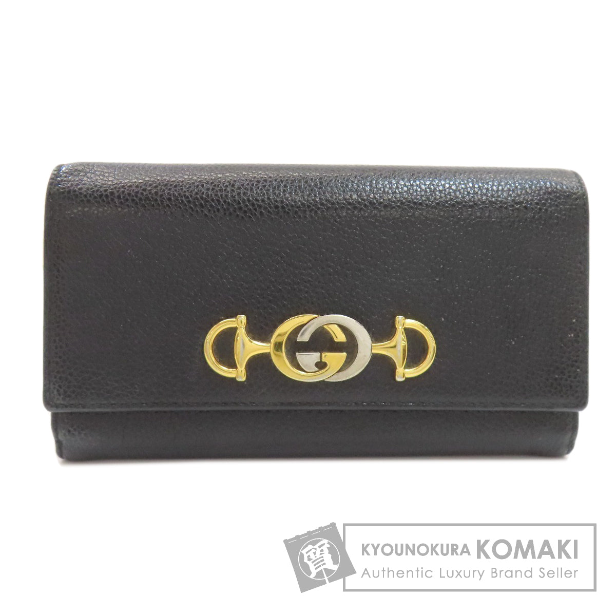 GUCCI グッチ 573612 ズゥミ コンチネンタルウォレット 長財布（小銭入れあり） レザー レディース 中古