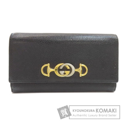 GUCCI グッチ 573612 ズゥミ コンチネンタルウォレット 長財布（小銭入れあり） レザー レディース 中古