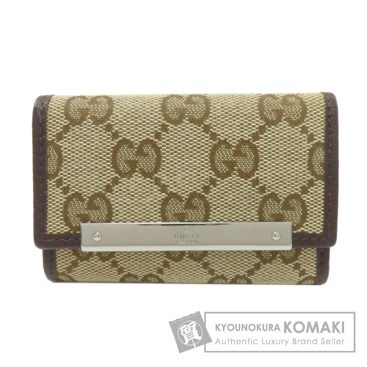 GUCCI グッチ 127048 GGキャンバス キーケース キャンバス レディース 中古