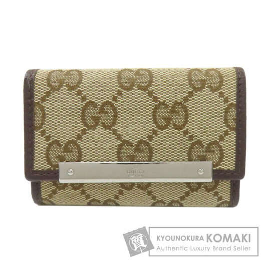GUCCI グッチ 127048 GGキャンバス キーケース キャンバス レディース 中古