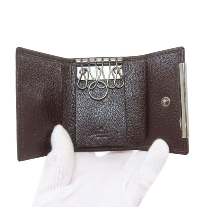 GUCCI グッチ 127048 GGキャンバス キーケース キャンバス レディース 中古
