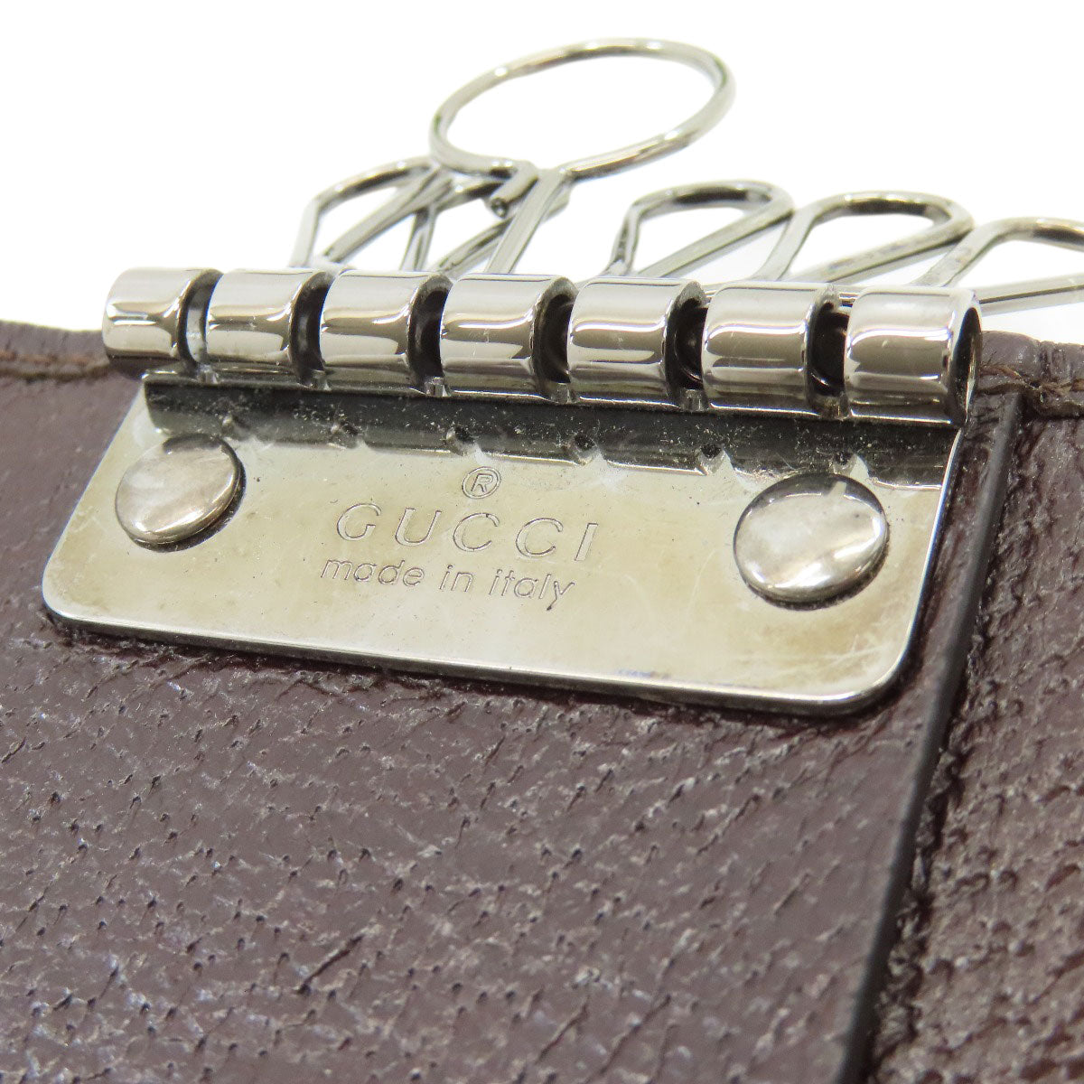 GUCCI グッチ 127048 GGキャンバス キーケース キャンバス レディース 中古
