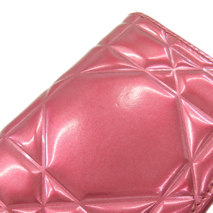 CHRISTIAN DIOR クリスチャンディオール カナージュ カードケース エナメル レディース 中古