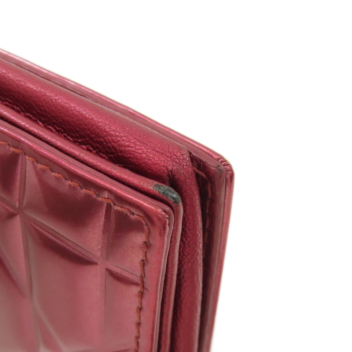 CHRISTIAN DIOR クリスチャンディオール カナージュ カードケース エナメル レディース 中古