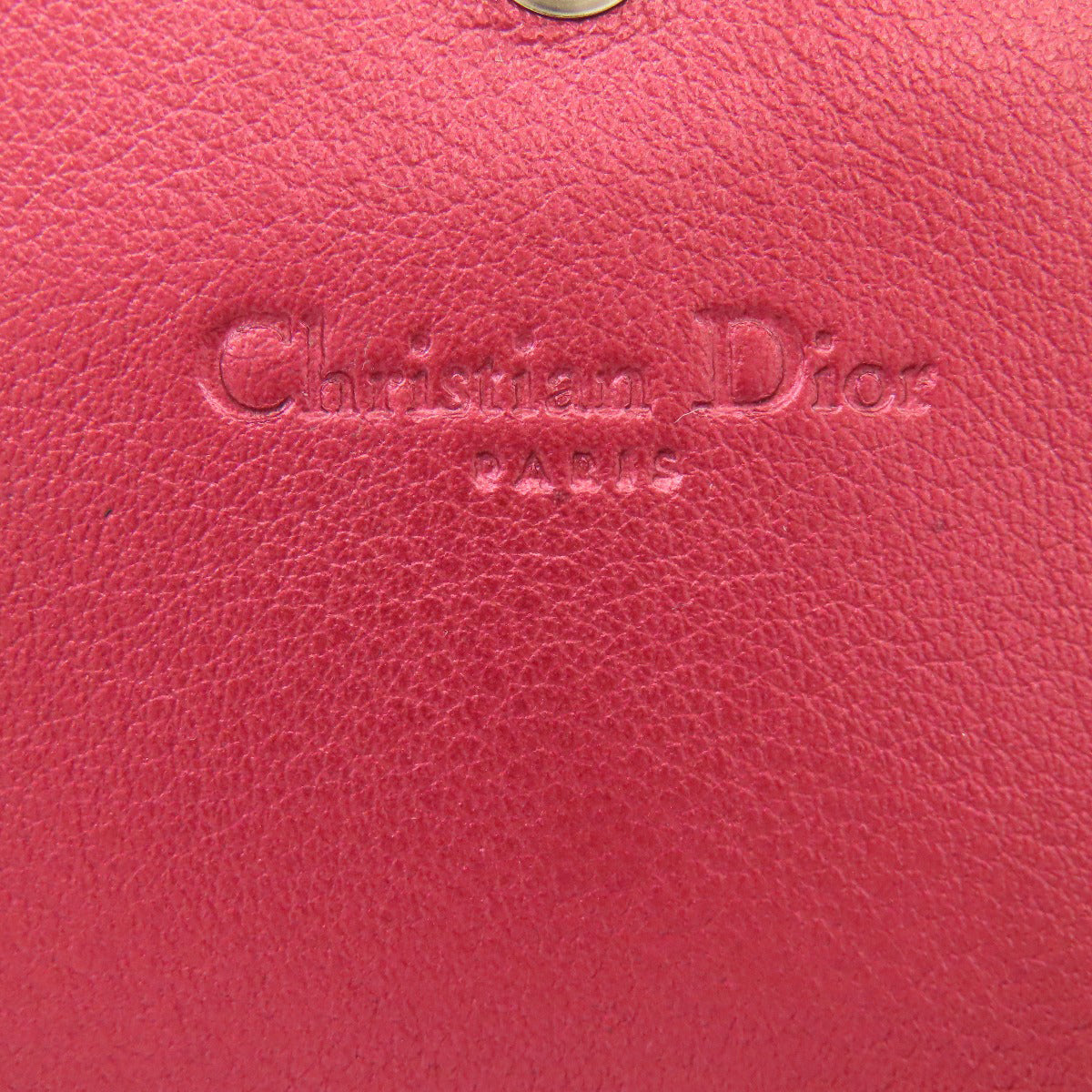 CHRISTIAN DIOR クリスチャンディオール カナージュ カードケース エナメル レディース 中古