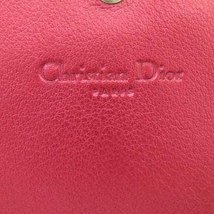 CHRISTIAN DIOR クリスチャンディオール カナージュ カードケース エナメル レディース 中古