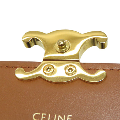 CELINE セリーヌ トリオンフ カードケース レザー レディース 中古