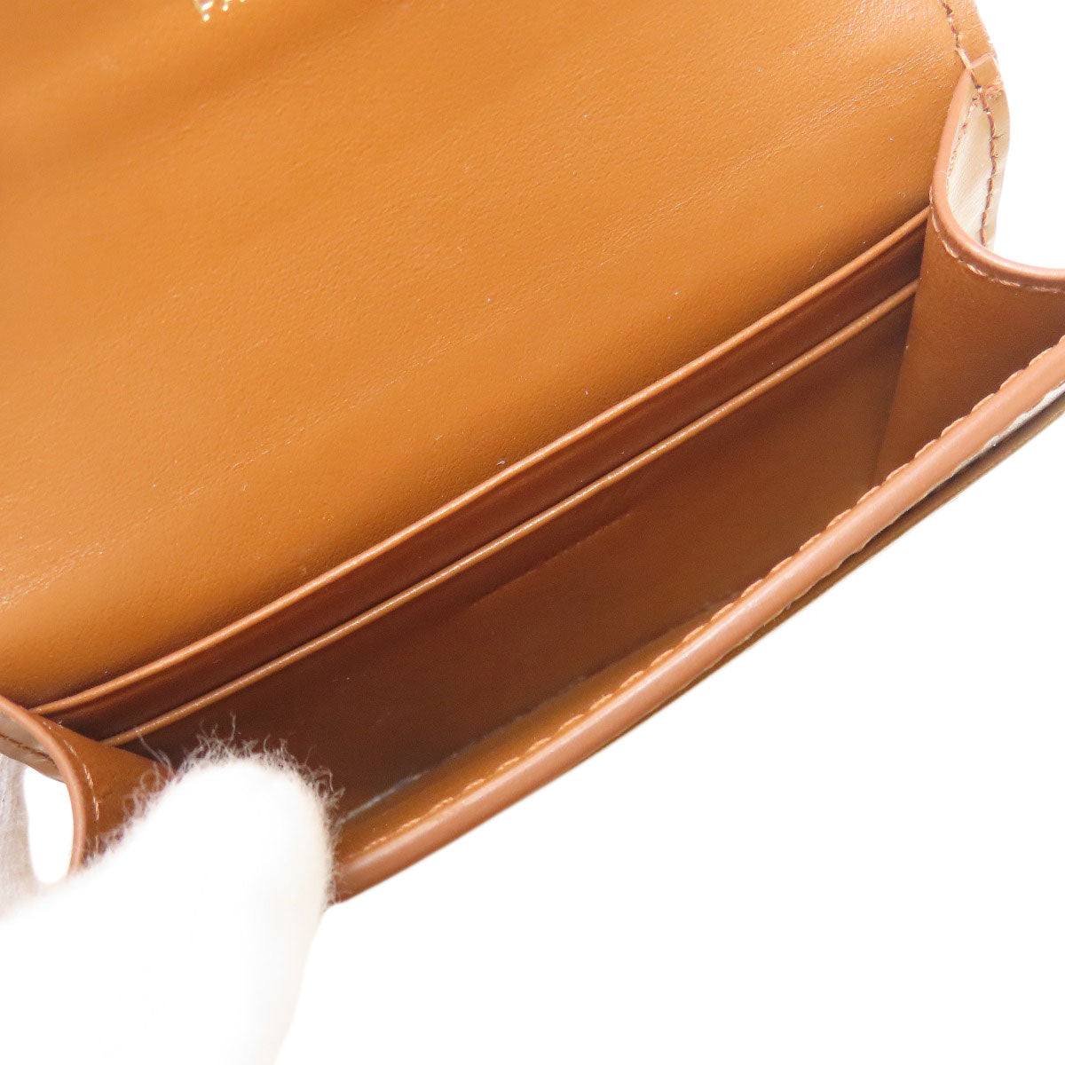 CELINE セリーヌ トリオンフ カードケース レザー レディース 中古