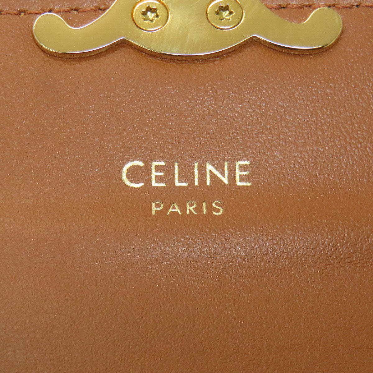 CELINE セリーヌ トリオンフ カードケース レザー レディース 中古
