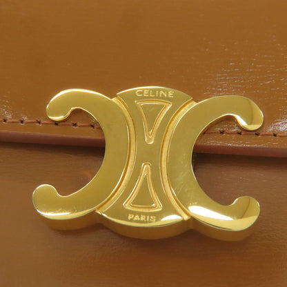 CELINE セリーヌ トリオンフ カードケース レザー レディース 中古