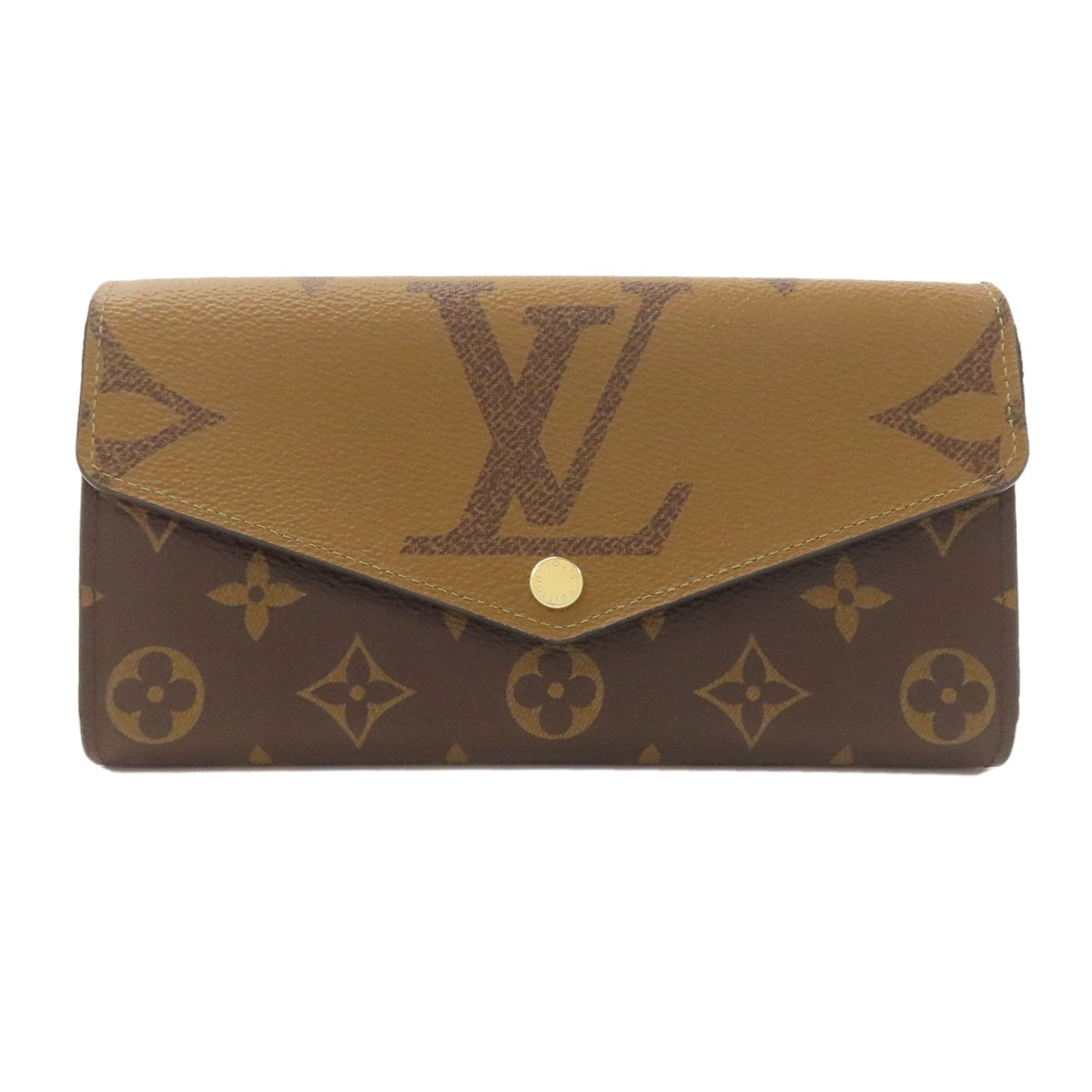 LOUIS VUITTON ルイヴィトン M80726 ポルトフォイユ・サラ 長財布（小銭入れあり） モノグラムリバース レディース 中古
