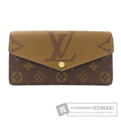 LOUIS VUITTON ルイヴィトン M80726 ポルトフォイユ・サラ 長財布（小銭入れあり） モノグラムリバース レディース 中古