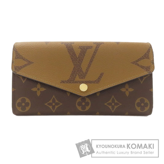 LOUIS VUITTON ルイヴィトン M80726 ポルトフォイユ・サラ 長財布（小銭入れあり） モノグラムリバース レディース 中古