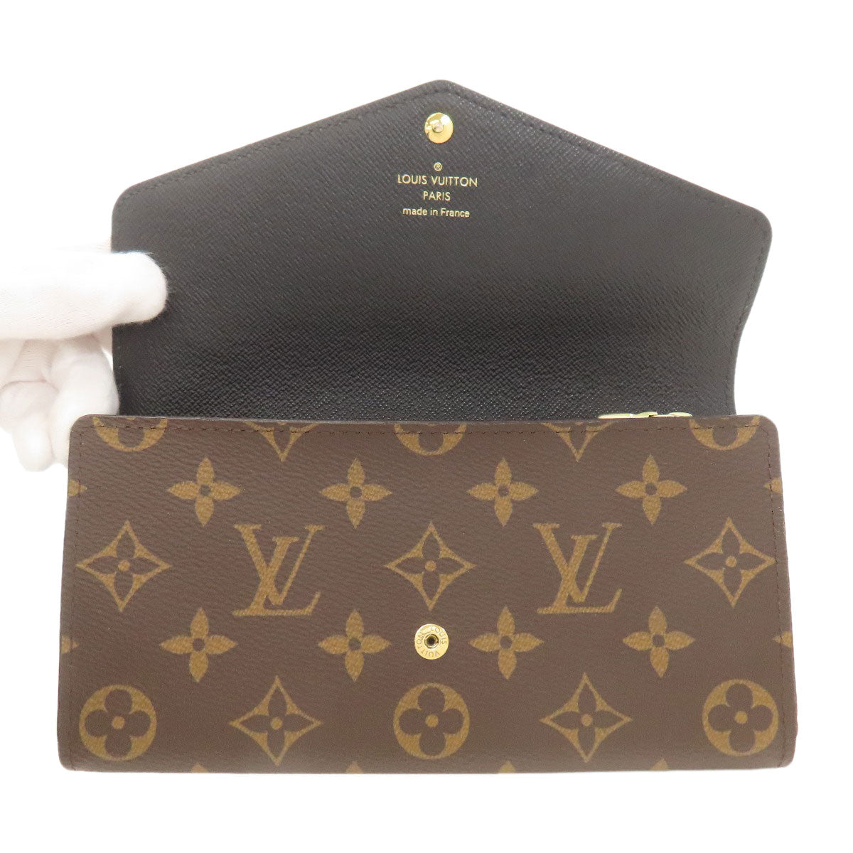 LOUIS VUITTON ルイヴィトン M80726 ポルトフォイユ・サラ 長財布（小銭入れあり） モノグラムリバース レディース 中古