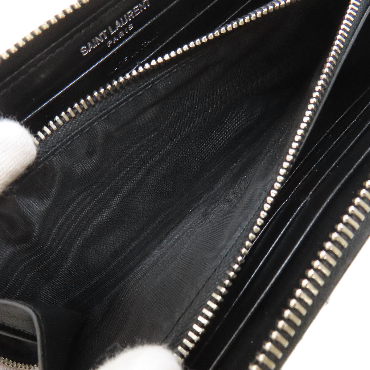 SAINT LAURENT サンローラン カサンドラ 長財布（小銭入れあり） レザー レディース 中古