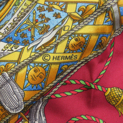 HERMES エルメス カレ90 タンブールの太鼓 スカーフ シルク レディース 中古