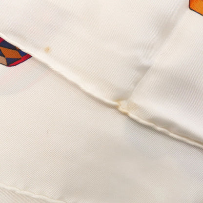 HERMES エルメス カレ90 馬のリボン飾り スカーフ シルク レディース 中古