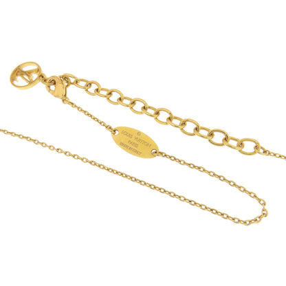 LOUIS VUITTON ルイヴィトン M63141 ナノグラム ネックレス 金属製 レディース 中古