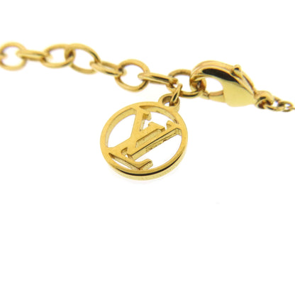 LOUIS VUITTON ルイヴィトン M63141 ナノグラム ネックレス 金属製 レディース 中古