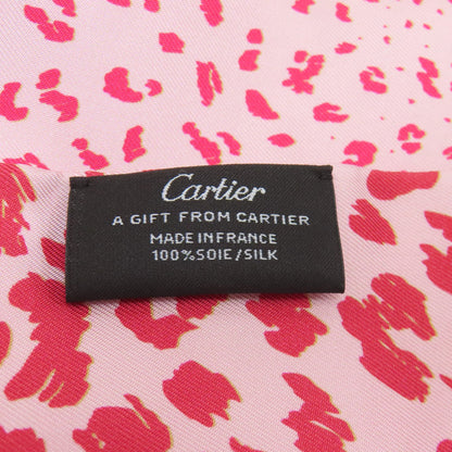 CARTIER カルティエ バンドー スカーフ シルク レディース 中古