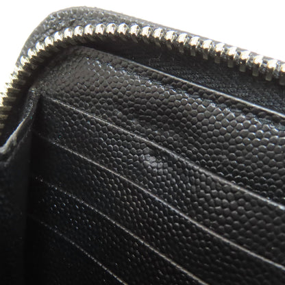 SAINT LAURENT サンローラン ラウンドファスナー 長財布（小銭入れあり） カーフ レディース 中古