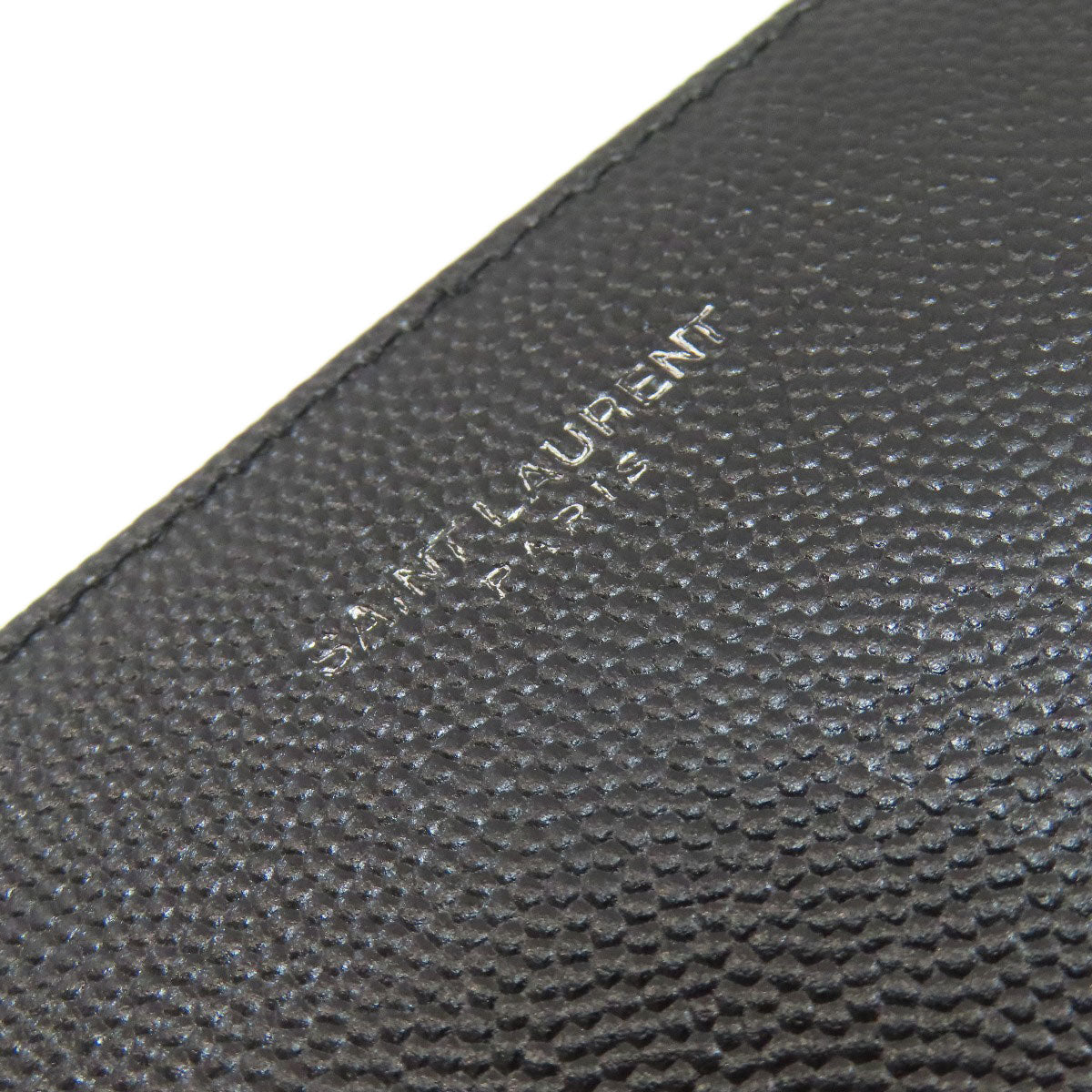 SAINT LAURENT サンローラン ラウンドファスナー 長財布（小銭入れあり） カーフ レディース 中古