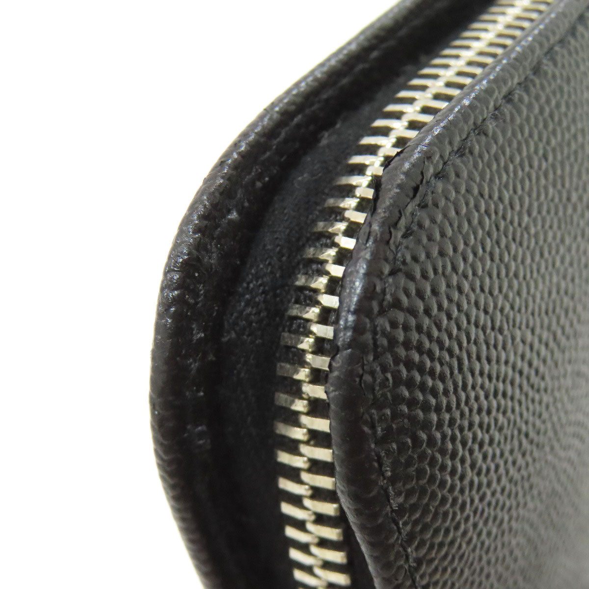 SAINT LAURENT サンローラン ラウンドファスナー 長財布（小銭入れあり） カーフ レディース 中古