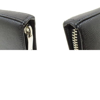 SAINT LAURENT サンローラン ラウンドファスナー 長財布（小銭入れあり） カーフ レディース 中古