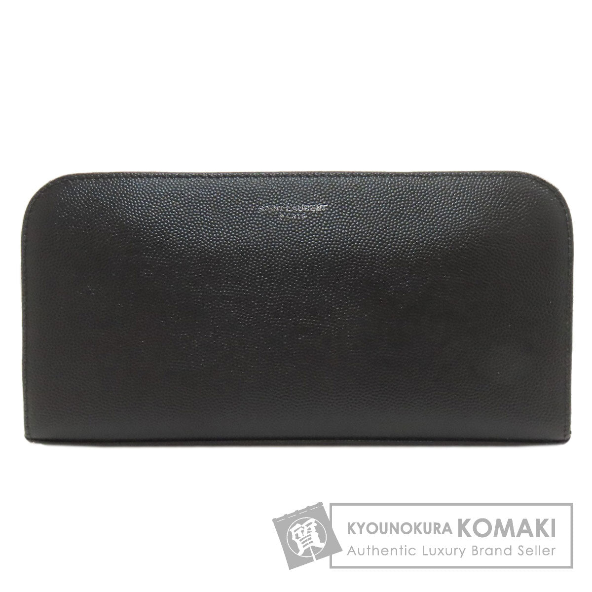 SAINT LAURENT サンローラン ラウンドファスナー 長財布（小銭入れあり） カーフ レディース 中古