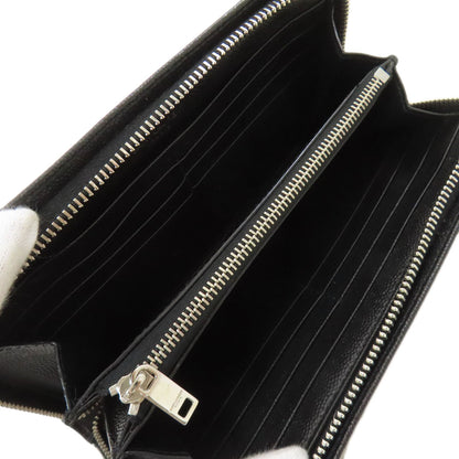 SAINT LAURENT サンローラン ラウンドファスナー 長財布（小銭入れあり） カーフ レディース 中古