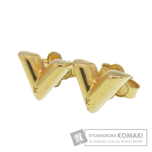 LOUIS VUITTON ルイヴィトン M68153 エセンシャルV ピアス 金属製 レディース 中古