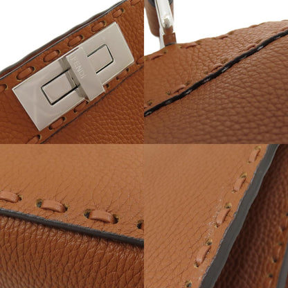 FENDI フェンディ ピーカブー アイシーユー 2WAY ハンドバッグ カーフ レディース 中古