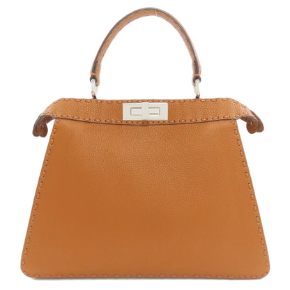 FENDI フェンディ ピーカブー アイシーユー 2WAY ハンドバッグ カーフ レディース 中古